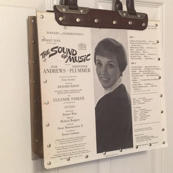 handmade Bags Sound Of Music Record Album Purse Poshmark
